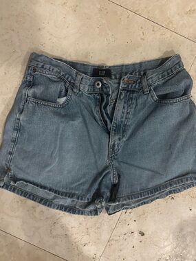 GAP Light Blue Denim Shorts with Contrast Stitching